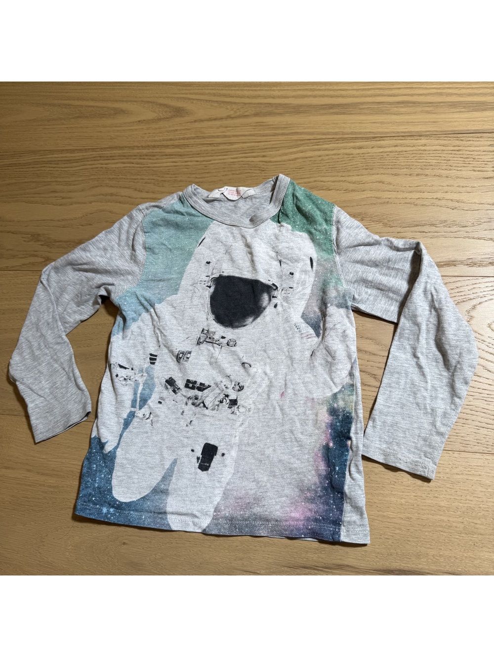 H&M Kids' Light grey Long-Sleeve Tee – Size 4T/4